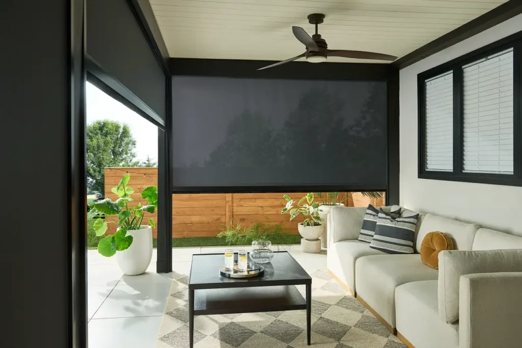 adjustable retractable home screens